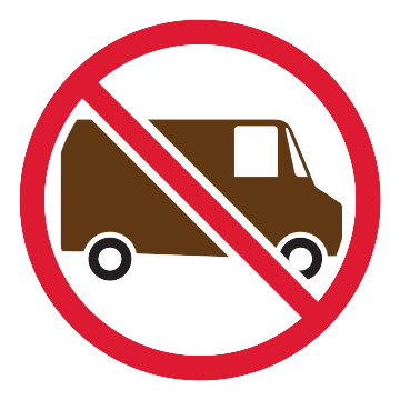 No Parcel Carrier
